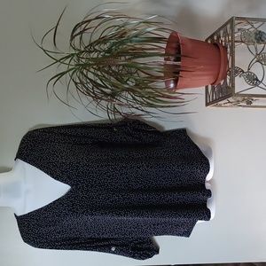 Beacon polka dot blouse